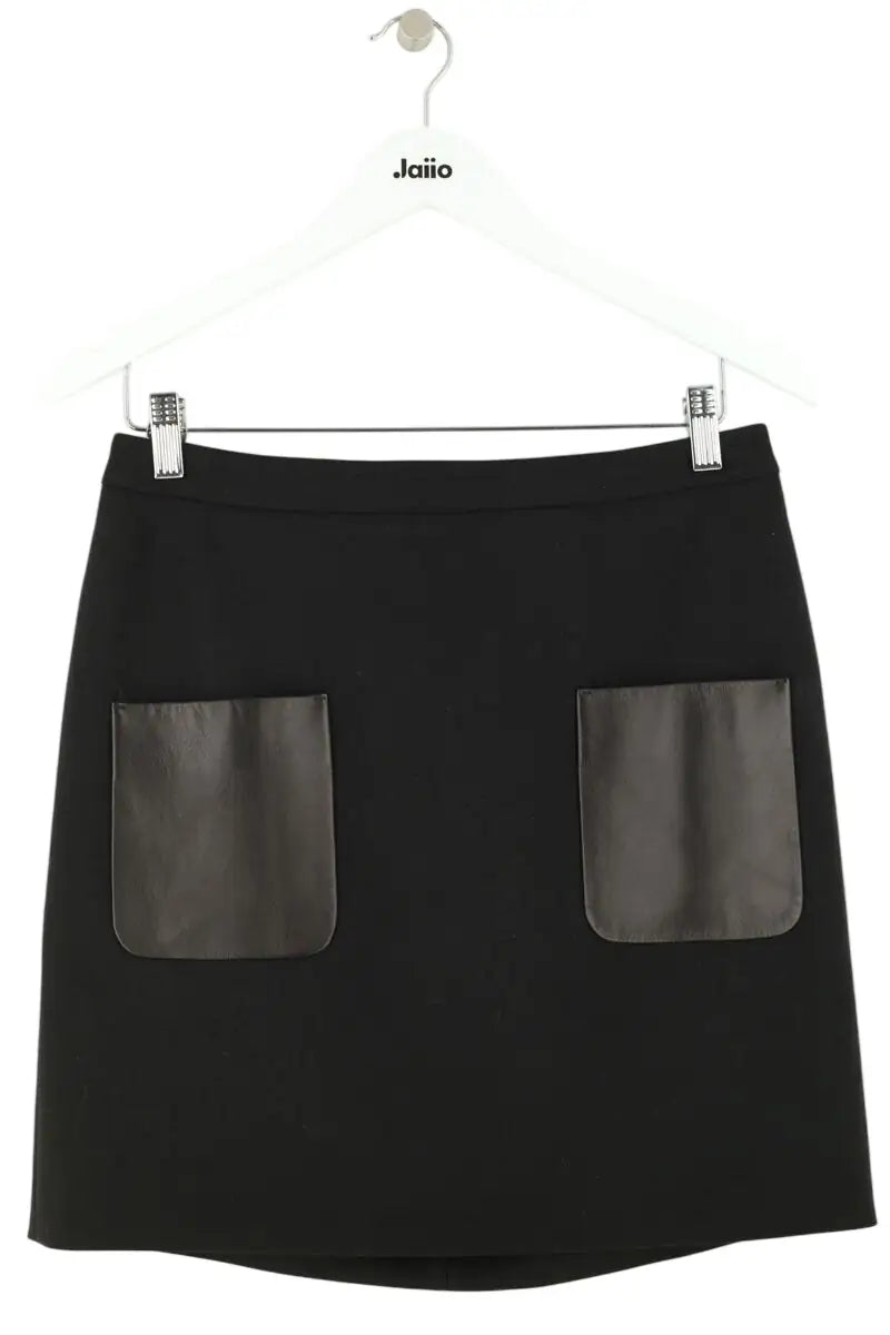 Mini jupe Max Mara Noir en Synthétique, taille M - Seconde Main