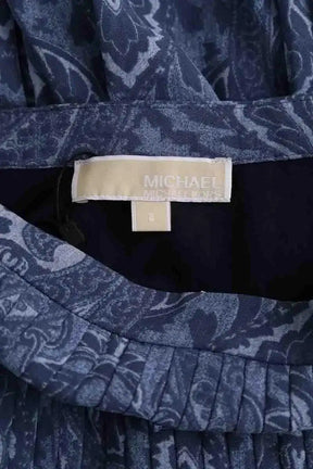 Mini jupe Michael Kors Bleu en Synthétique