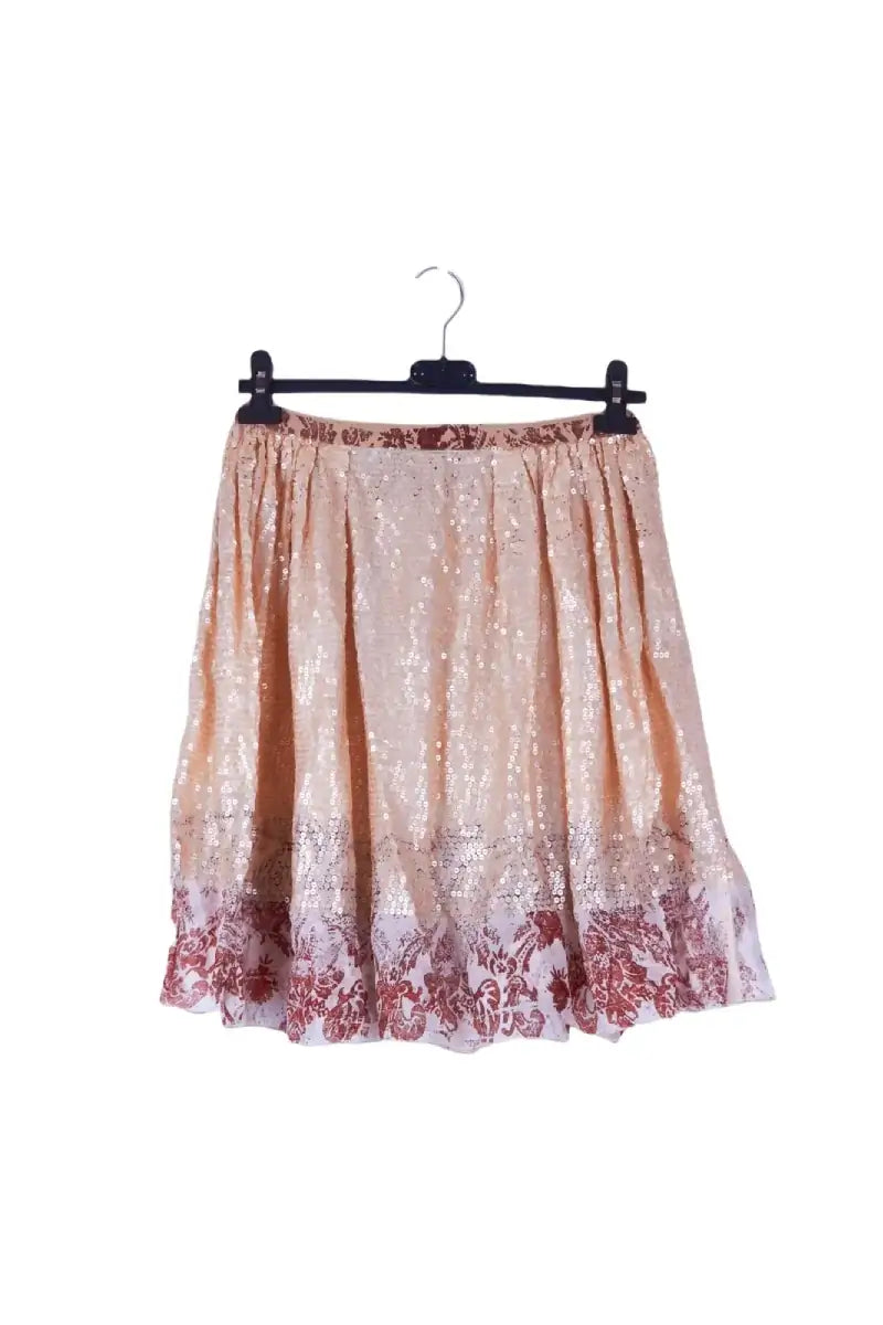 Mini jupe Miu Miu Beige en Synthétique