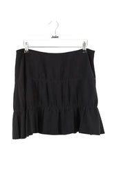 Mini jupe Miu Miu Noir en Soie, taille M - Seconde Main