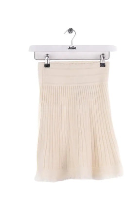 Mini jupe Molli Blanc en Laine, taille XS - Seconde Main