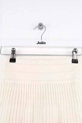 Mini jupe Molli Blanc en Laine