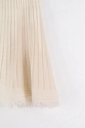Mini jupe Molli Blanc en Laine