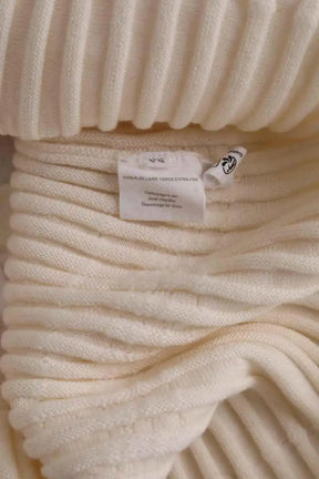 Mini jupe Molli Blanc en Laine