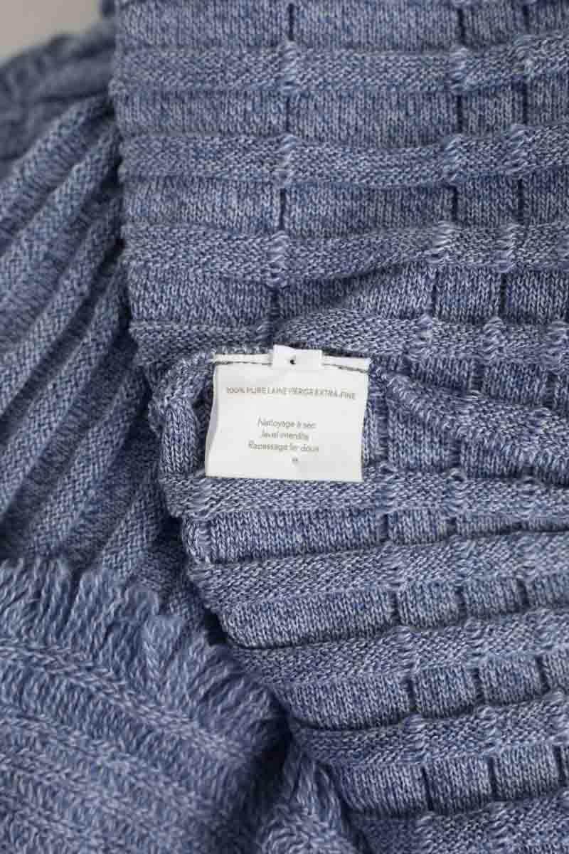 Mini jupe Molli Bleu en Laine