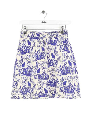 Mini jupe Paul & Joe Bleu en Lin, taille M - Seconde Main