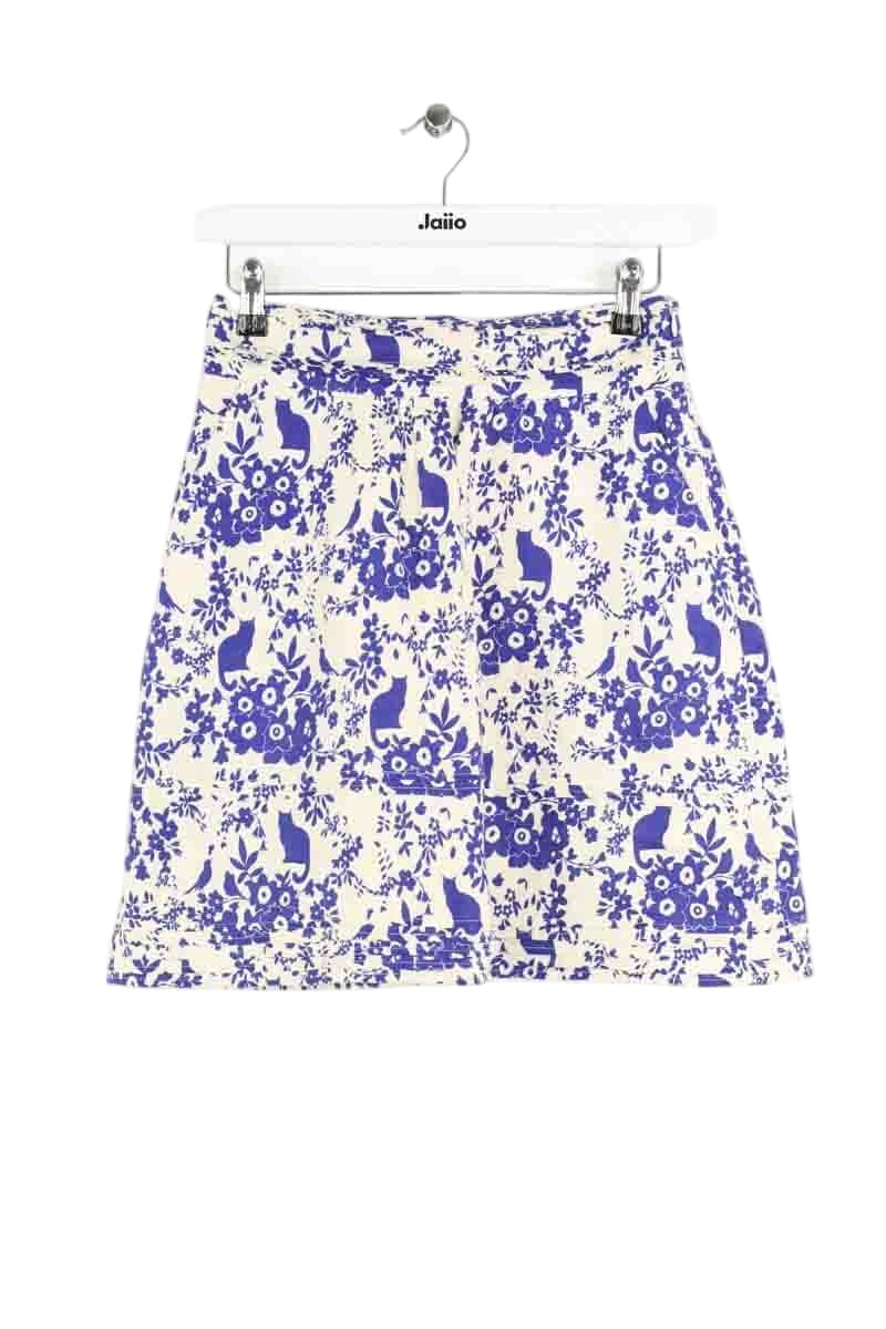 Mini jupe Paul & Joe Bleu en Lin, taille M - Seconde Main