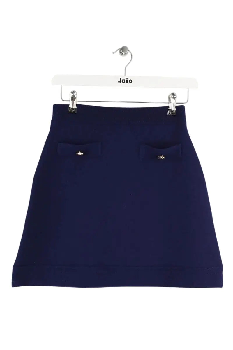 Mini jupe Petite Mendigote Bleu en Synthétique, taille S - Seconde Main