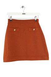 Mini jupe Petite Mendigote Marron en Synthétique, taille S - Seconde Main