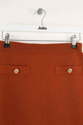 Mini jupe Petite Mendigote Marron en Synthétique