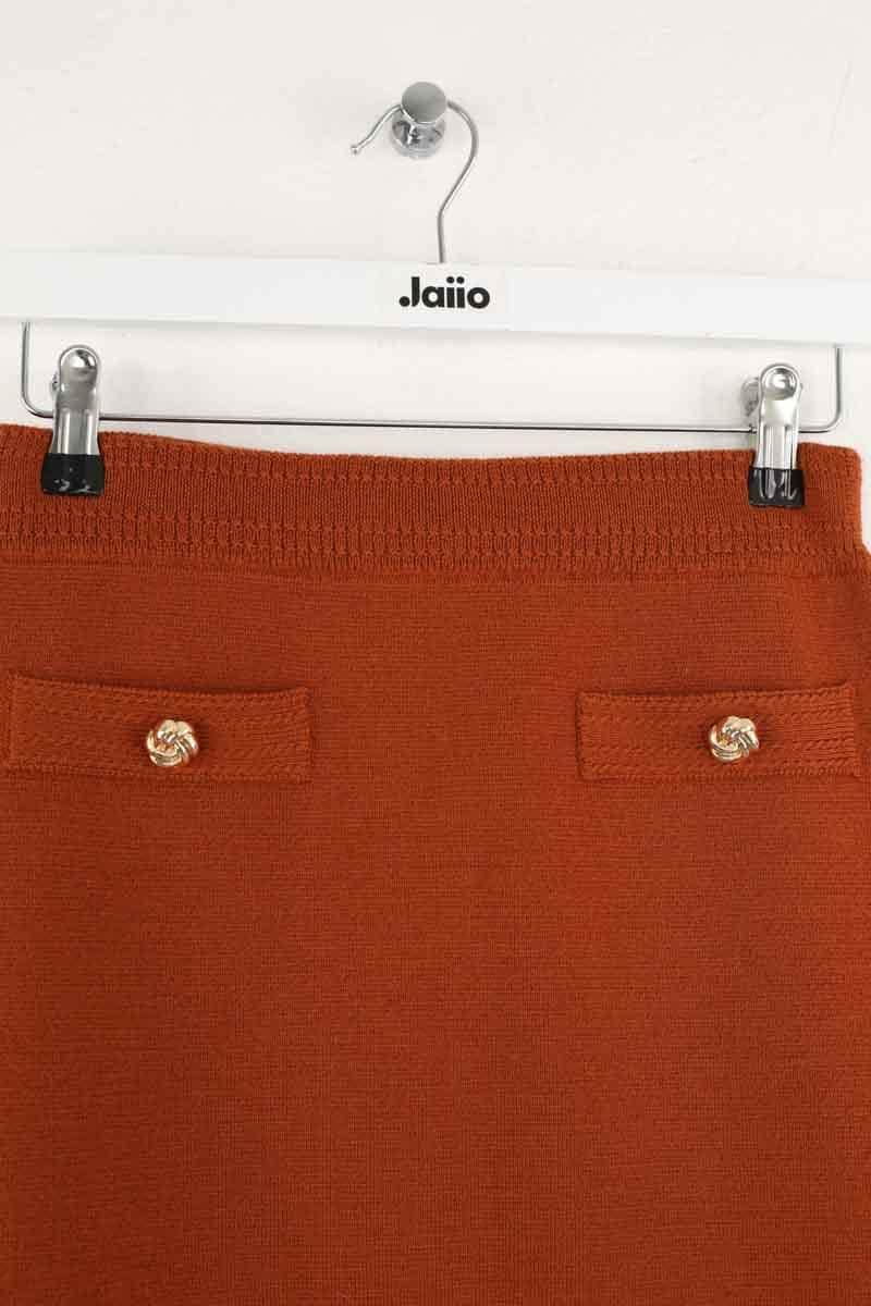 Mini jupe Petite Mendigote Marron en Synthétique