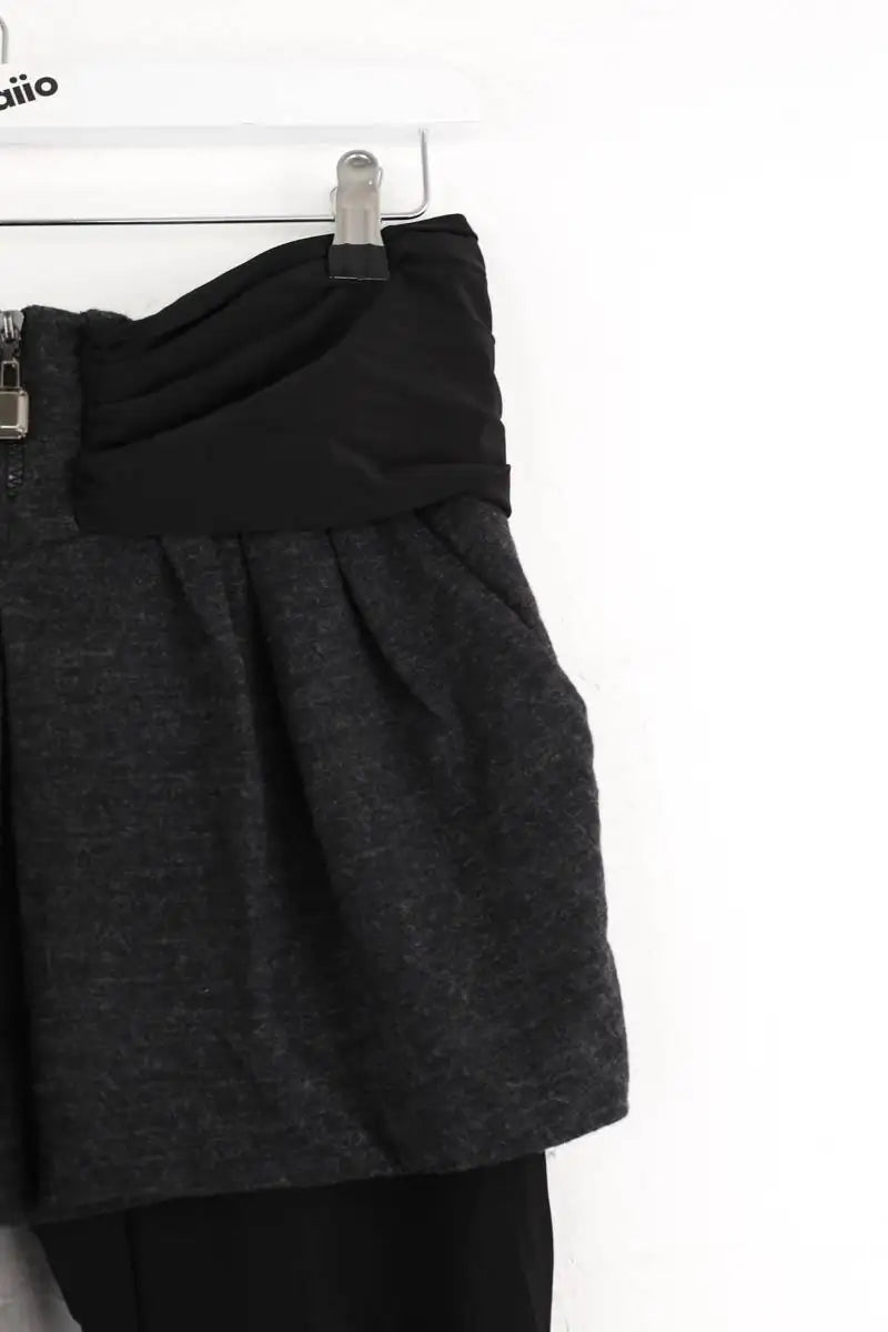 Mini jupe Pinko Gris en Laine