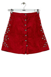 Mini jupe Pinko Rose en Coton, taille XS - Seconde Main