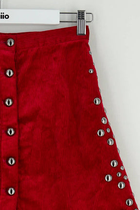 Mini jupe Pinko Rose en Coton