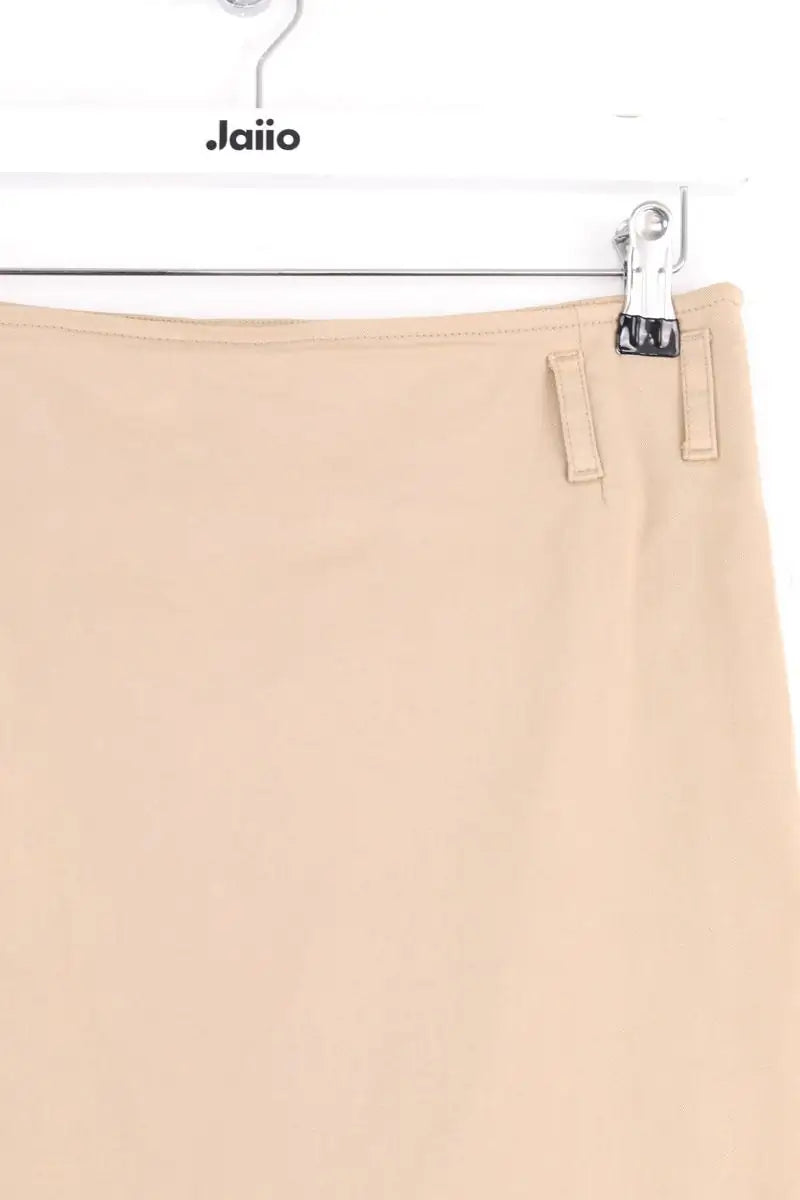 Mini jupe Prada Beige en Coton