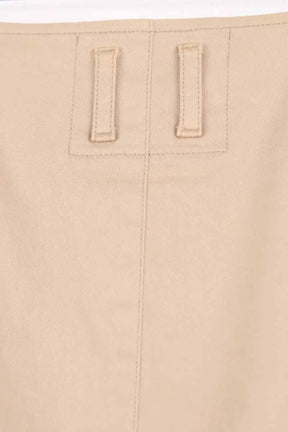 Mini jupe Prada Beige en Coton