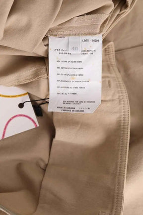 Mini jupe Prada Beige en Coton