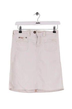 Mini jupe Ralph Lauren Blanc en Coton, taille XS - Seconde Main