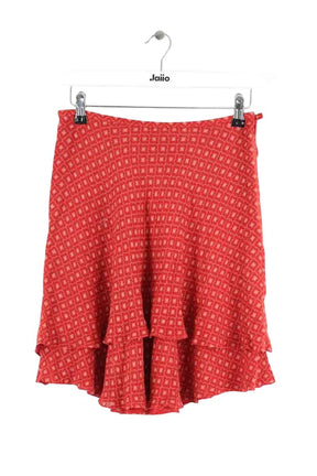 Mini jupe Ralph Lauren Rouge en Viscose, taille M - Seconde Main