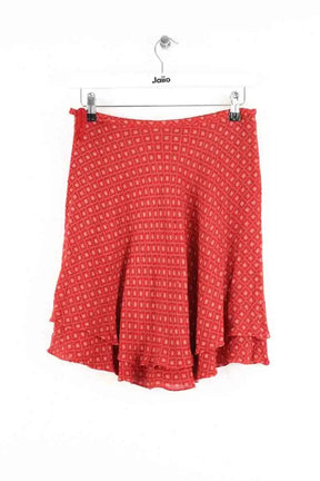 Mini jupe Ralph Lauren Rouge en Viscose