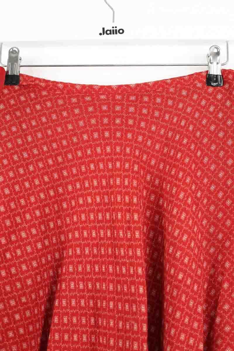 Mini jupe Ralph Lauren Rouge en Viscose