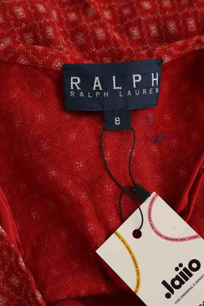 Mini jupe Ralph Lauren Rouge en Viscose