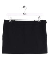 Mini jupe Saint Laurent Noir en Synthétique, taille S - Seconde Main