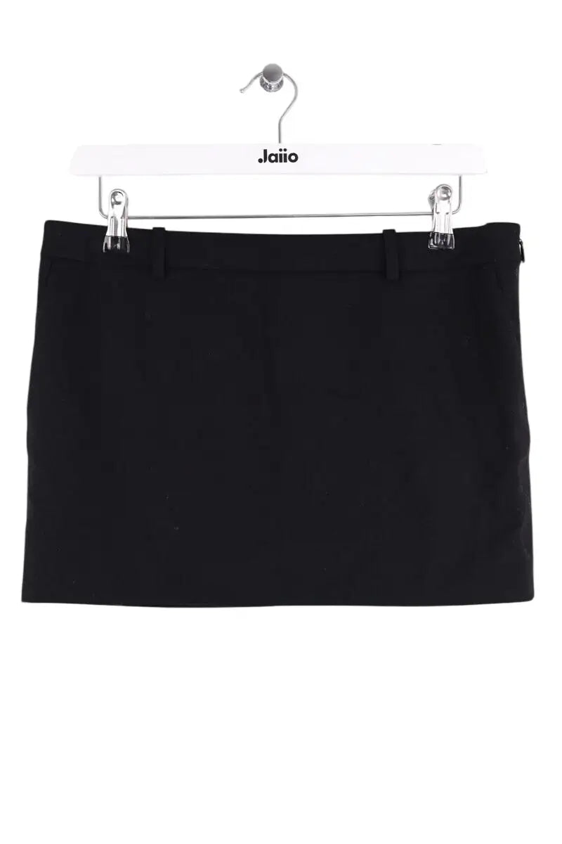 Mini jupe Saint Laurent Noir en Synthétique, taille S - Seconde Main
