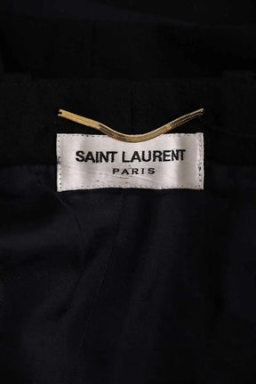 Mini jupe Saint Laurent Noir en Synthétique
