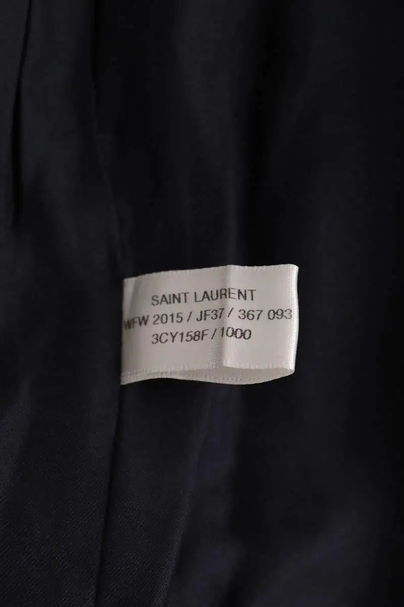 Mini jupe Saint Laurent Noir en Synthétique