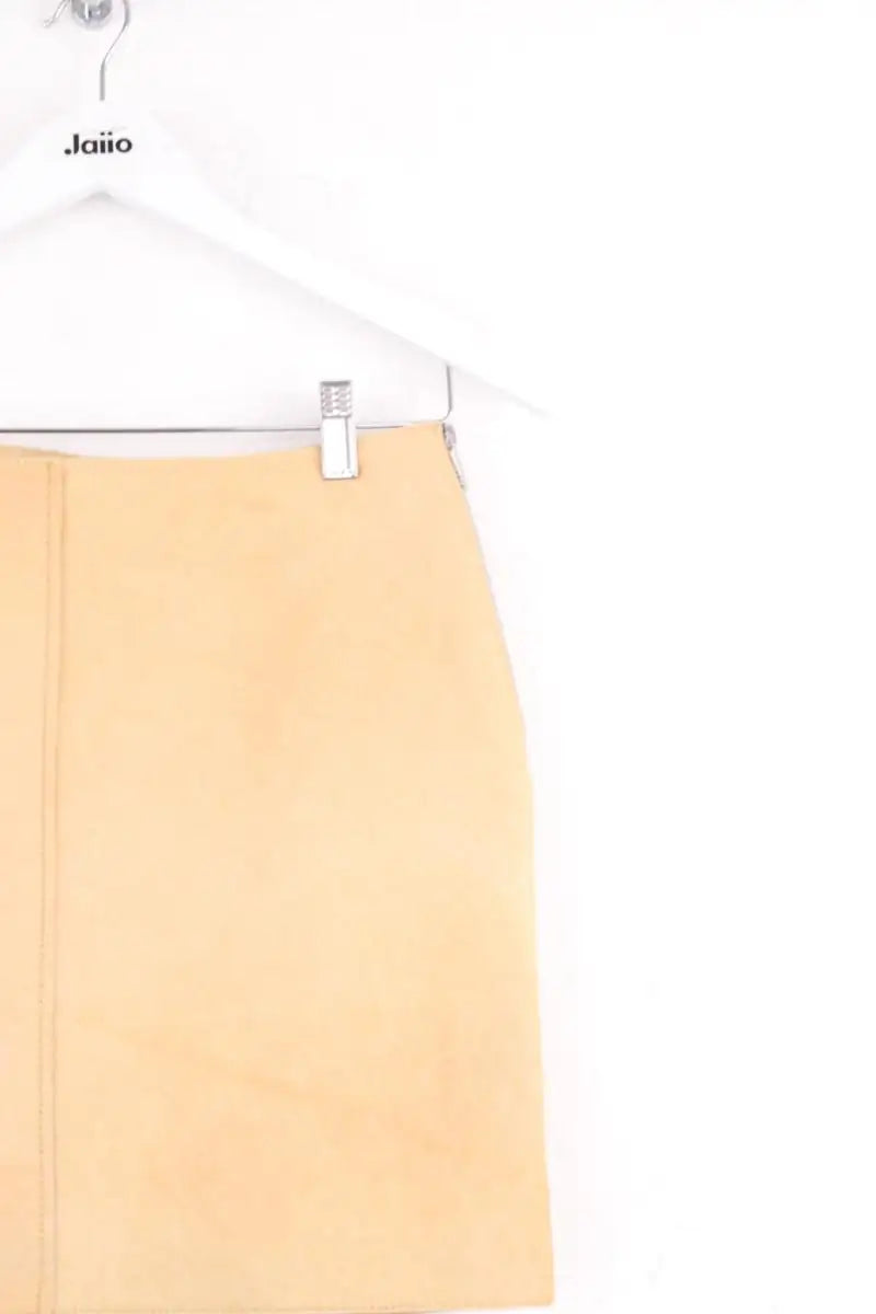 Mini jupe Samsoe Samsoe Camel en Cuir