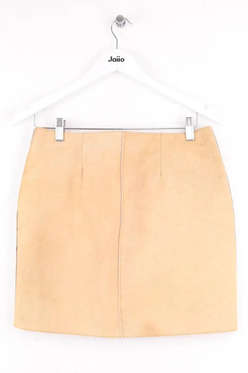 Mini jupe Samsoe Samsoe Camel en Cuir