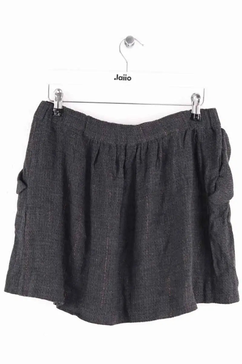 Mini jupe Sandro Anthracite en Viscose