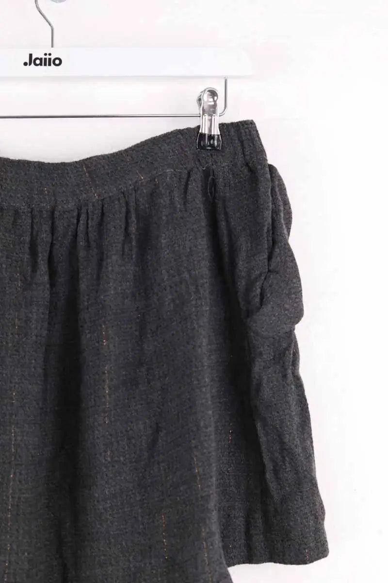 Mini jupe Sandro Anthracite en Viscose