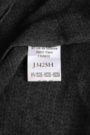 Mini jupe Sandro Anthracite en Viscose