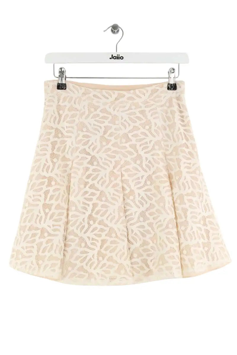 Mini jupe Sandro Beige en Synthétique, taille M - Seconde Main