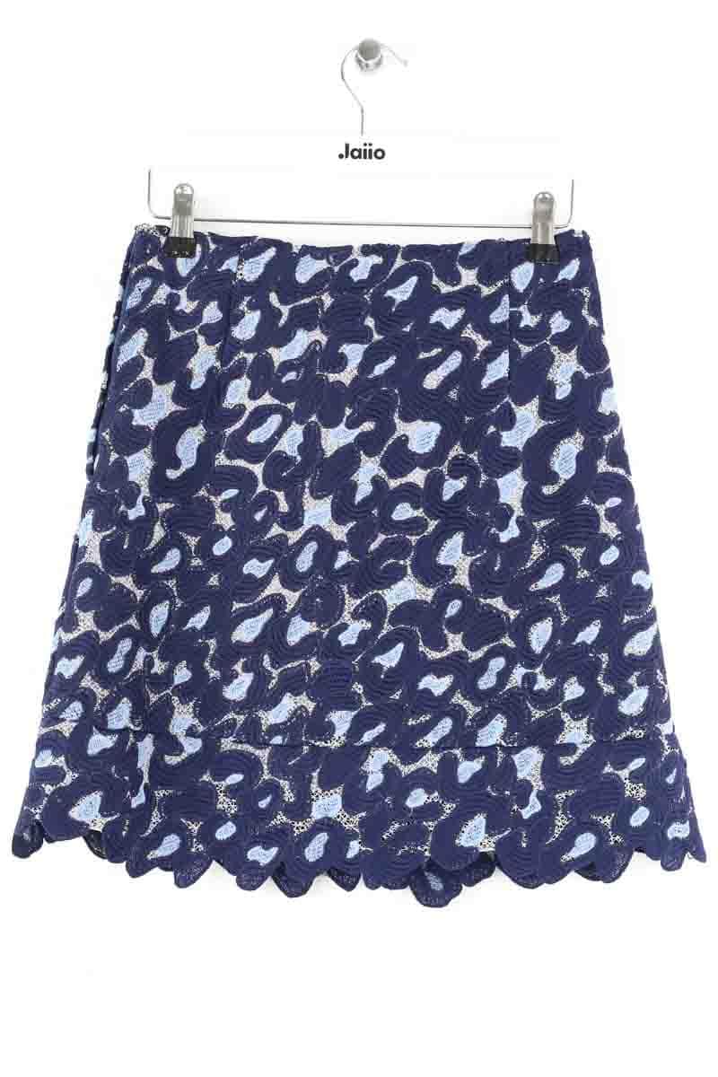 Mini jupe Sandro Bleu en Polyester
