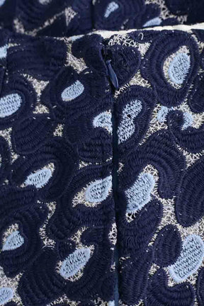 Mini jupe Sandro Bleu en Polyester