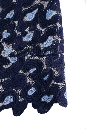 Mini jupe Sandro Bleu en Polyester