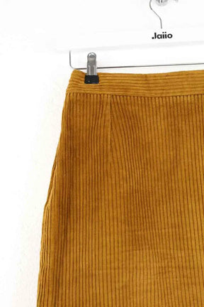 Mini jupe Sandro Camel en Coton