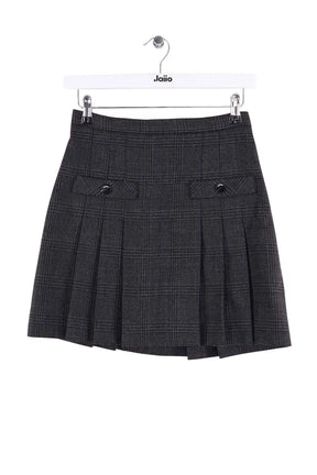 Mini jupe Sandro Gris en Synthétique, taille S - Seconde Main