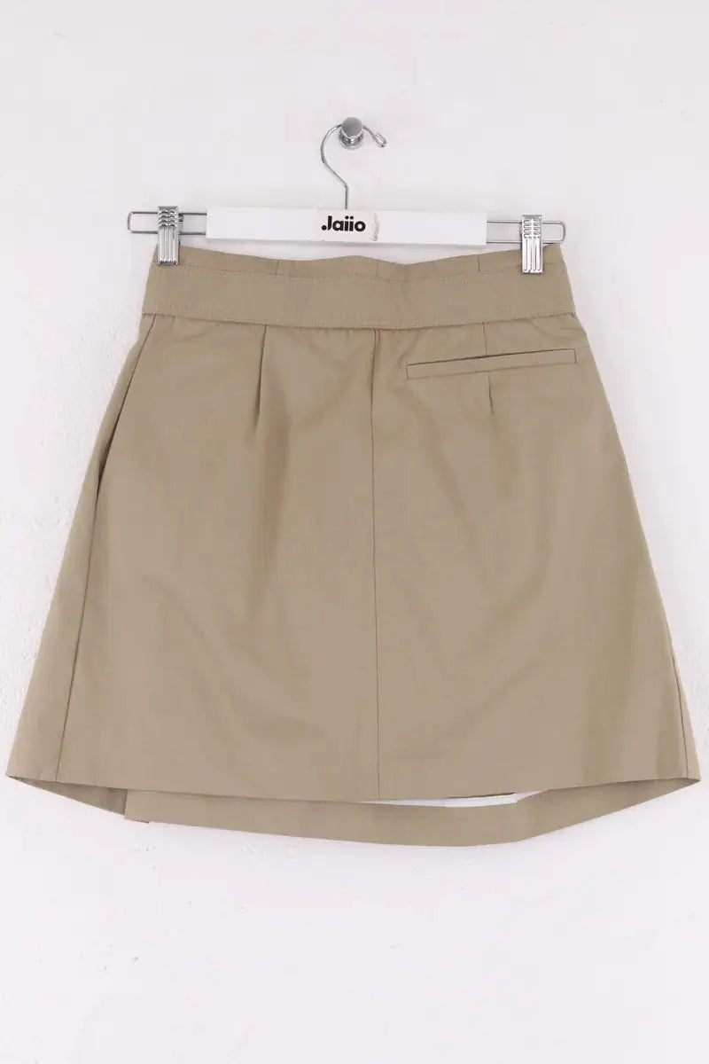 Mini jupe Sandro Kaki en Coton