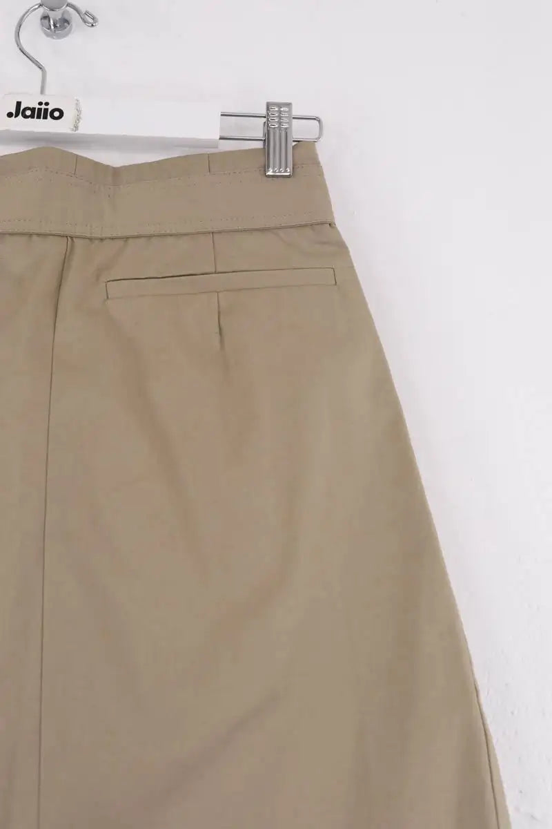 Mini jupe Sandro Kaki en Coton