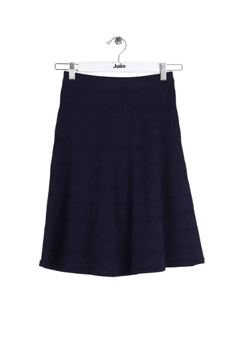 Mini jupe Sandro Marine en Viscose, taille S - Seconde Main