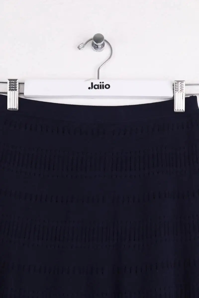 Mini jupe Sandro Marine en Viscose