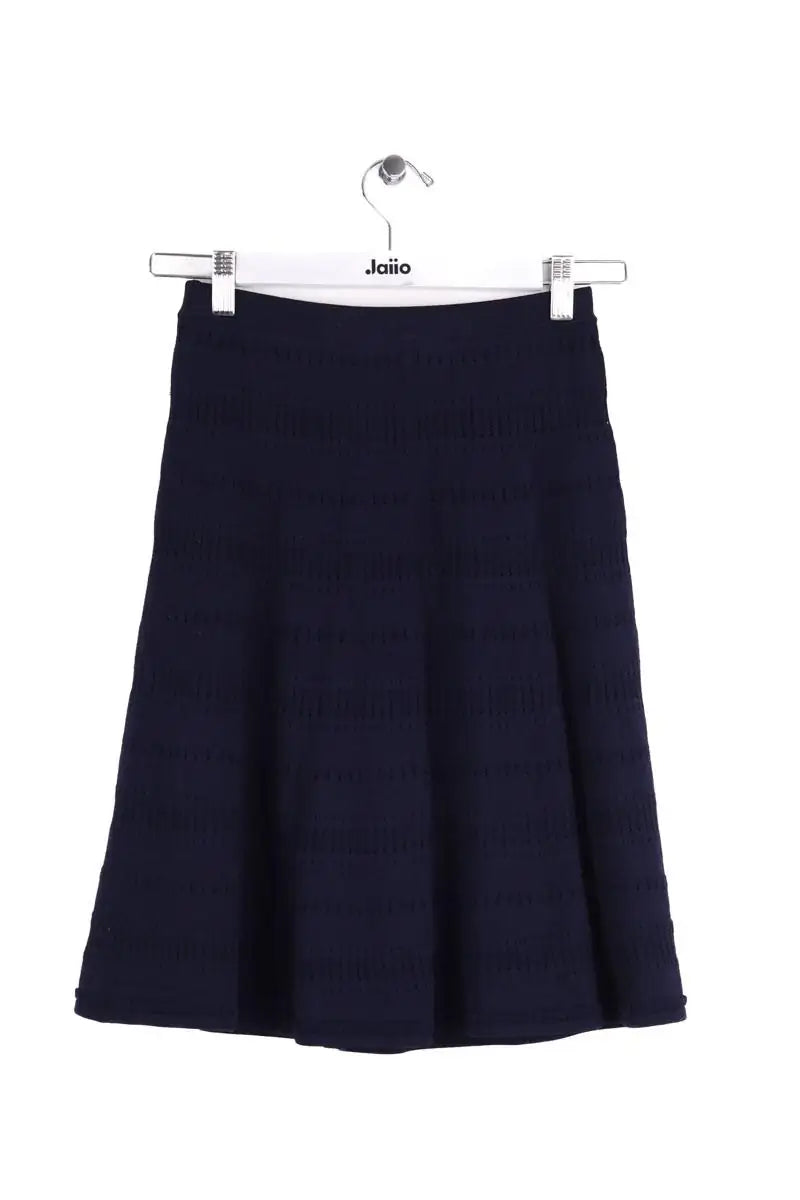 Mini jupe Sandro Marine en Viscose
