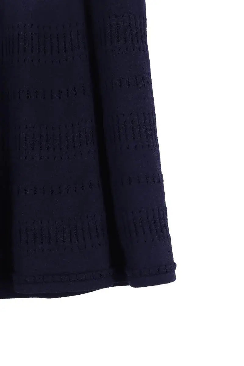 Mini jupe Sandro Marine en Viscose