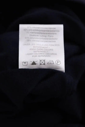 Mini jupe Sandro Marine en Viscose