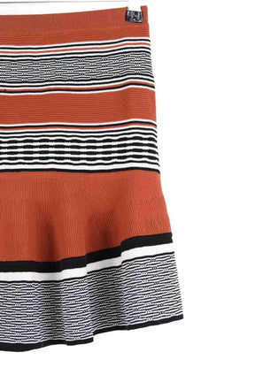 Mini jupe Sandro Marron en Viscose