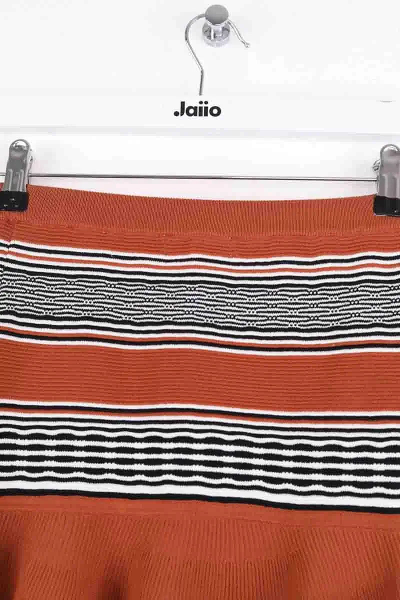 Mini jupe Sandro Marron en Viscose